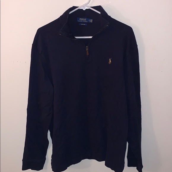 Polo Ralph Lauren Other - Men’s Polo Ralph Lauren 1/4 zip navy blue sweater